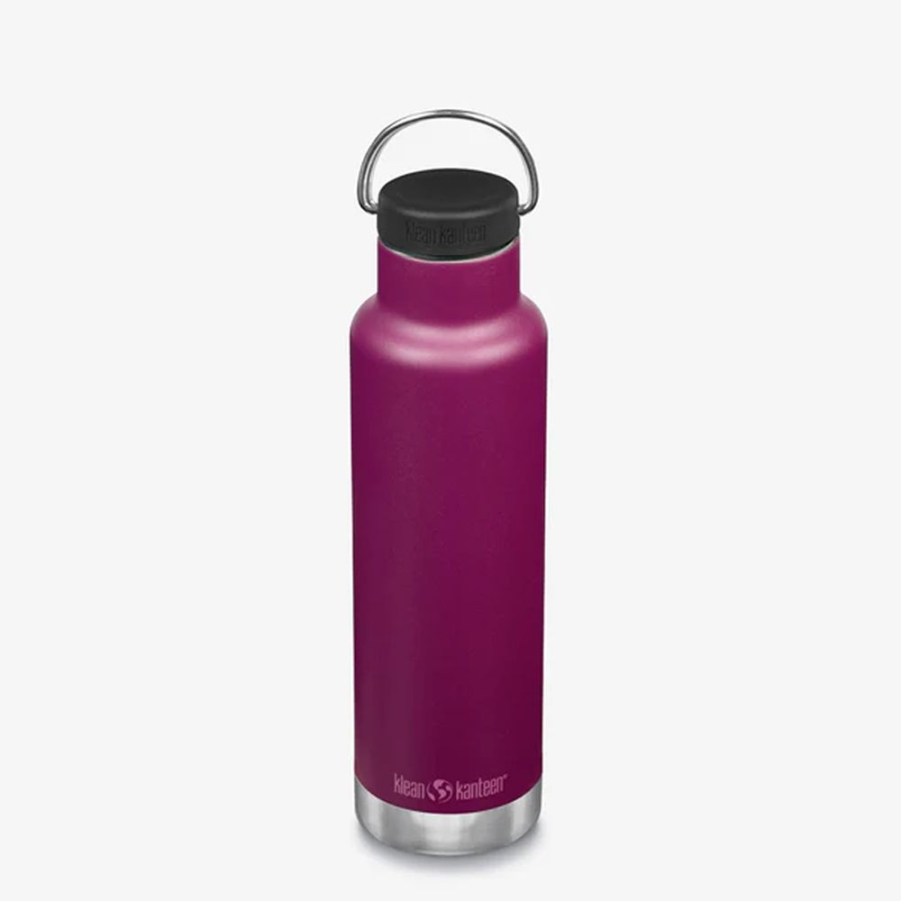 Klean Kanteen Isolatiefles Classic met ringdop, 592ml   Purple Potion 1010576 drinkflessen en thermosflessen online bestellen bij Kathmandu Outdoor & Travel