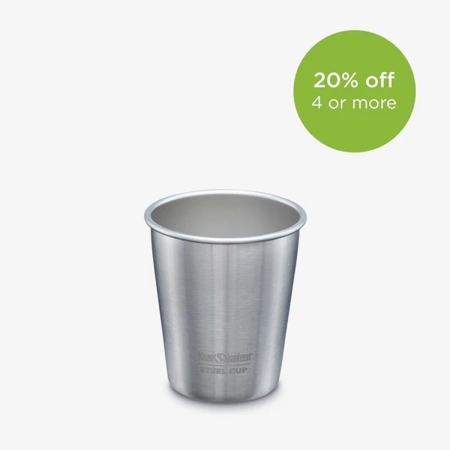 Klean Kanteen  Beker 473ml - 4pack Brushed Stainless