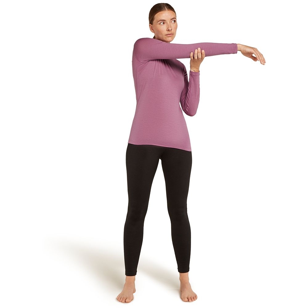 Icebreaker 200 Oasis LS Crewe Women's Deco IB104375-02V1 shirts en tops online bestellen bij Kathmandu Outdoor & Travel