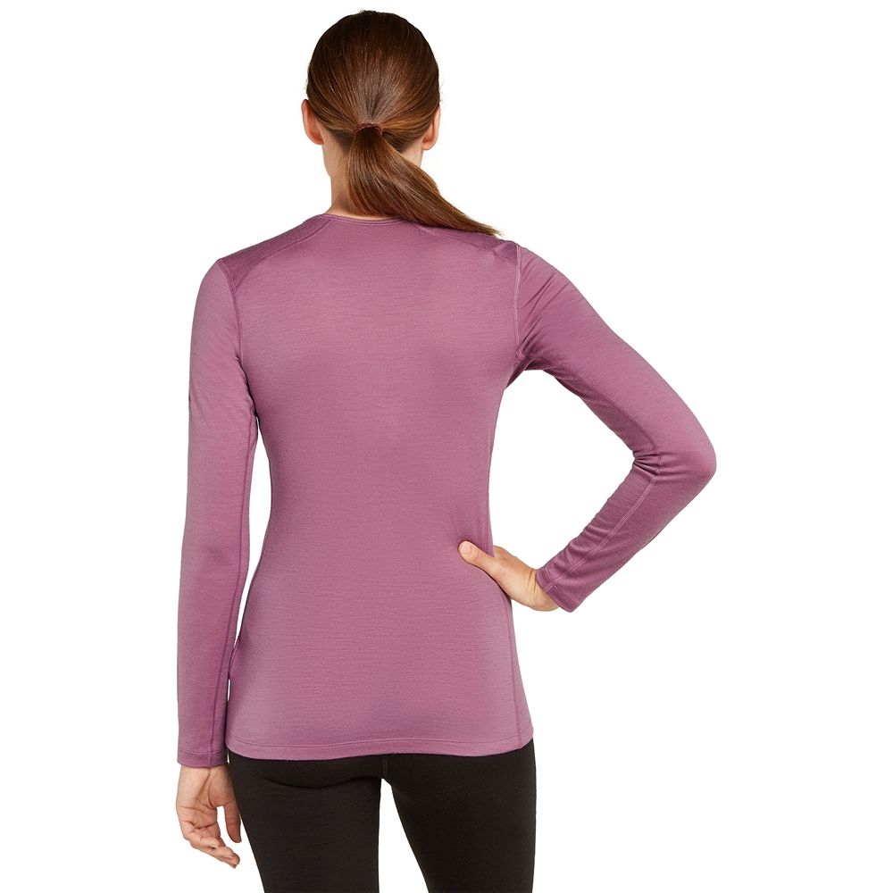 Icebreaker 200 Oasis LS Crewe Women's Deco IB104375-02V1 shirts en tops online bestellen bij Kathmandu Outdoor & Travel