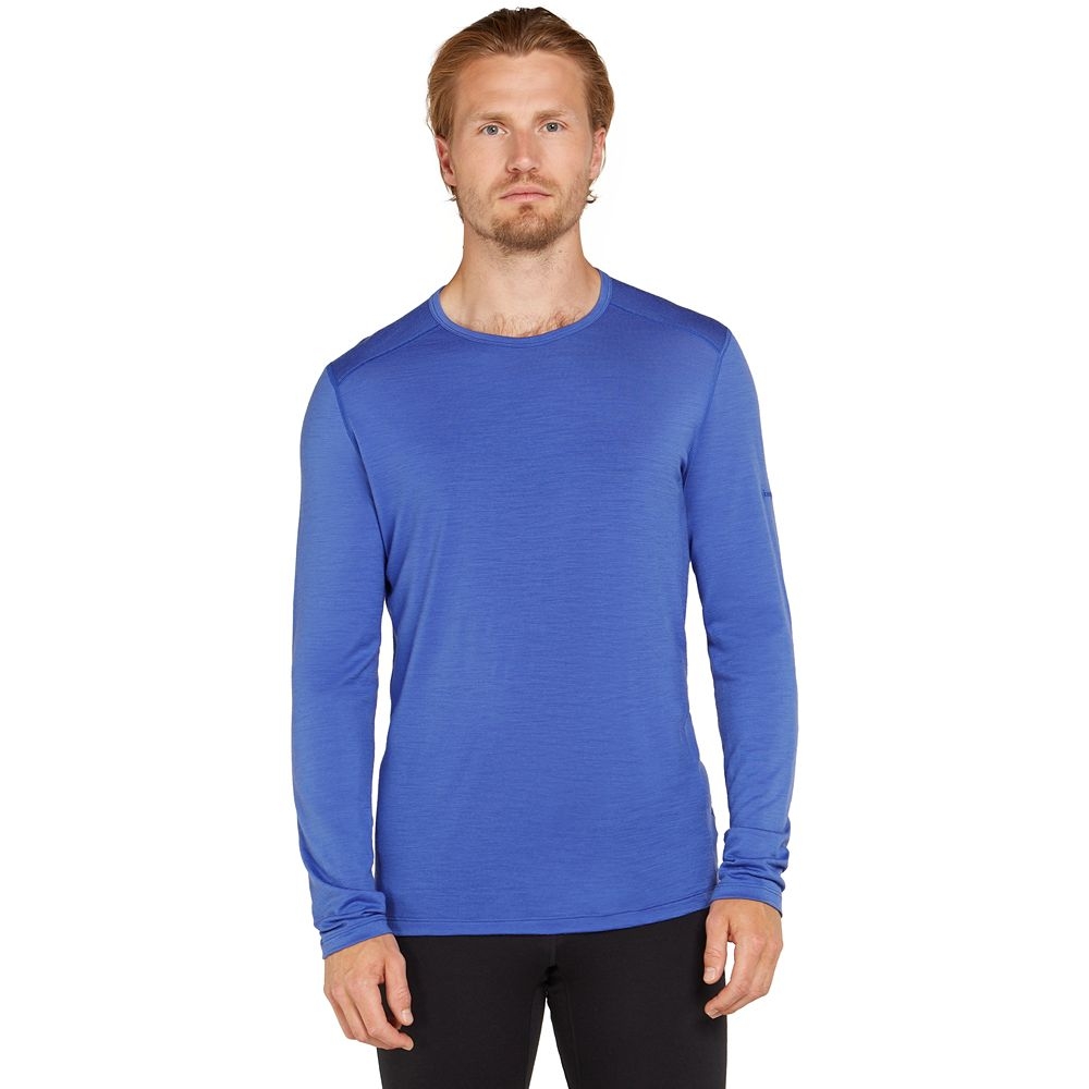 Icebreaker 200 Oasis LS Crewe Briljant IB104365-01U1 shirts en tops online bestellen bij Kathmandu Outdoor & Travel