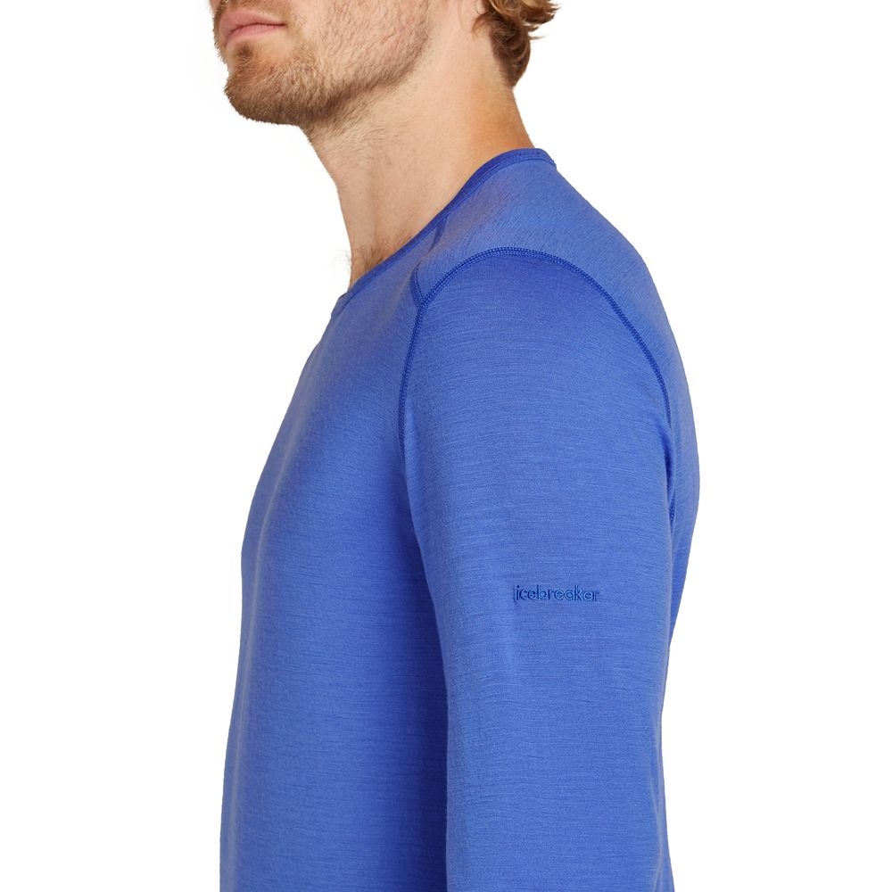Icebreaker 200 Oasis LS Crewe Briljant IB104365-01U1 shirts en tops online bestellen bij Kathmandu Outdoor & Travel