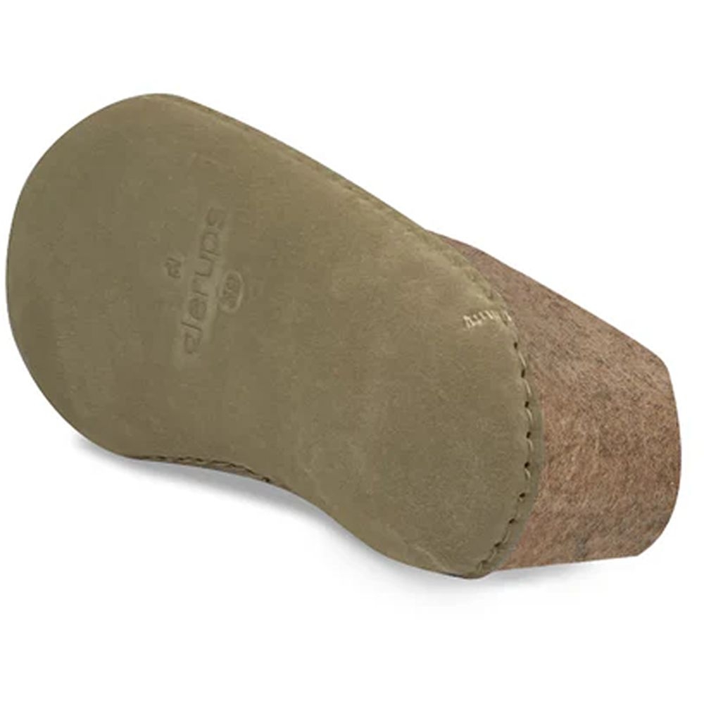 Glerups Shoe Leather Sand A-12-Sand pantoffels en huissokken online bestellen bij Kathmandu Outdoor & Travel