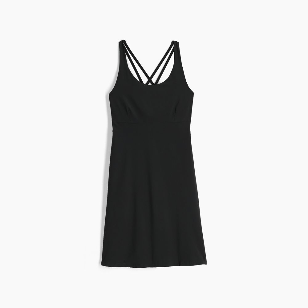 Royal Robbins Spotless Evolution Tank Dress Black Y326012-37 jurken en rokken online bestellen bij Kathmandu Outdoor & Travel