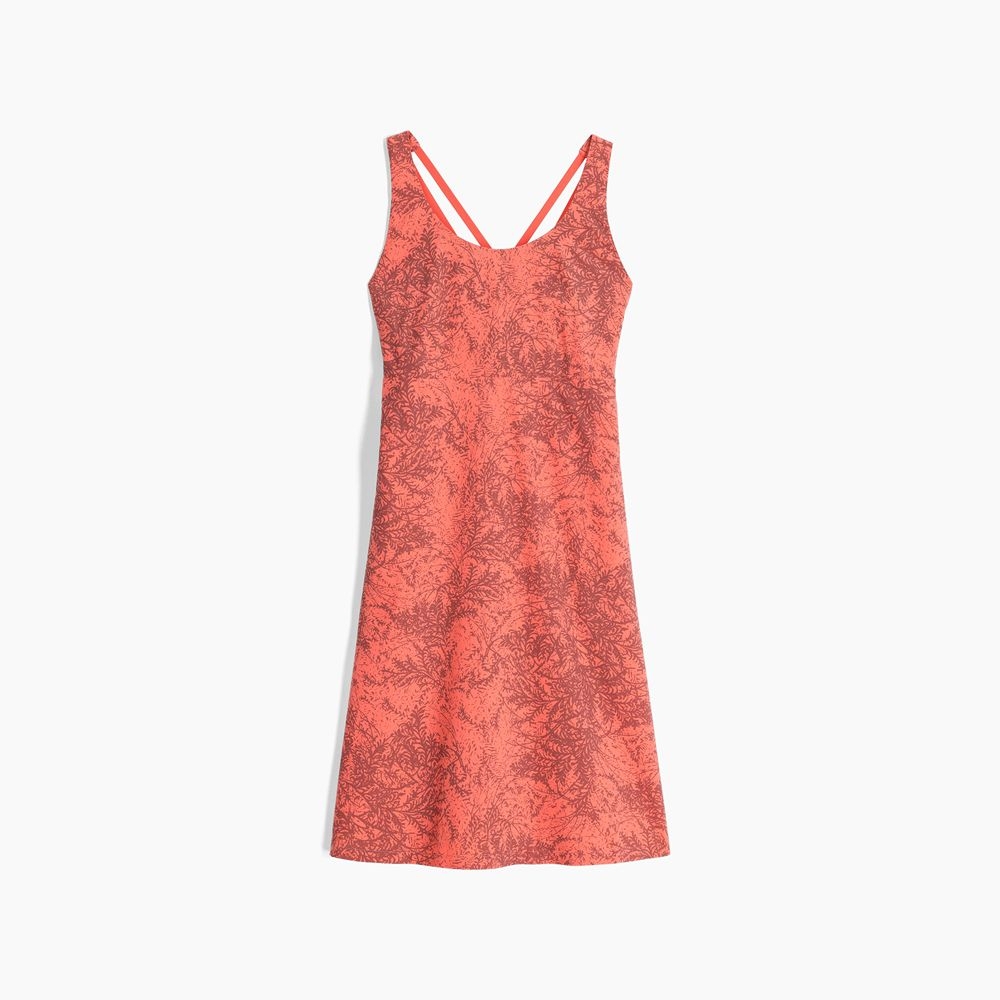 Royal Robbins Spotless Evolution Tank Dress Rosefinch Fern Pt Y326012-670 jurken en rokken online bestellen bij Kathmandu Outdoor & Travel