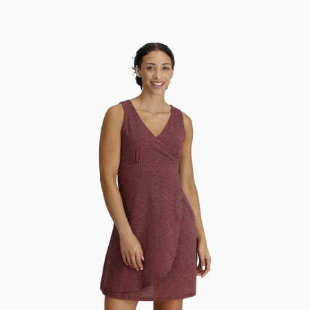 Royal Robbins  Featherweight Knit Dress Wild Rhubarb Nisene Pt