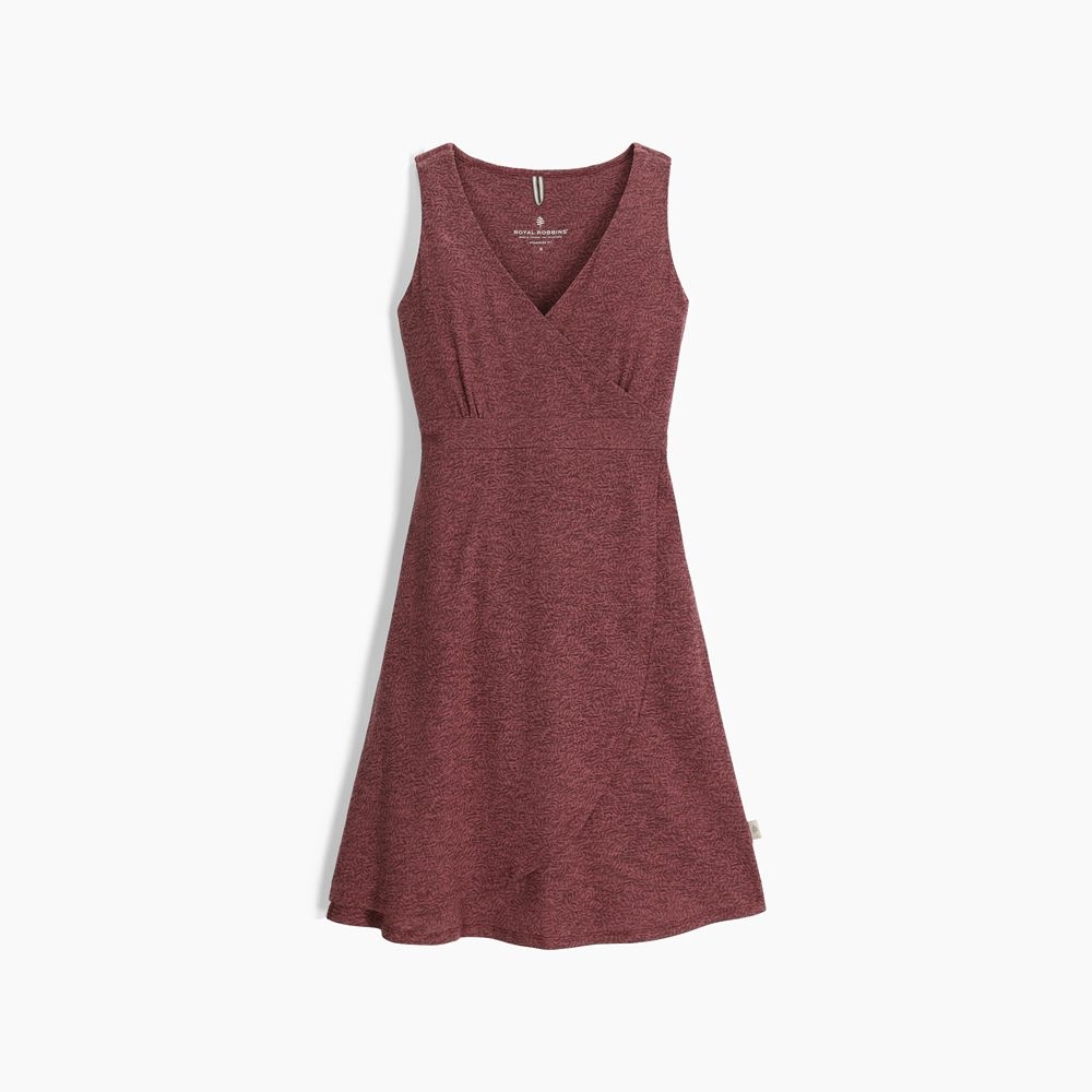 Royal Robbins Featherweight Knit Dress Wild Rhubarb Nisene Pt Y616007S-655 jurken en rokken online bestellen bij Kathmandu Outdoor & Travel