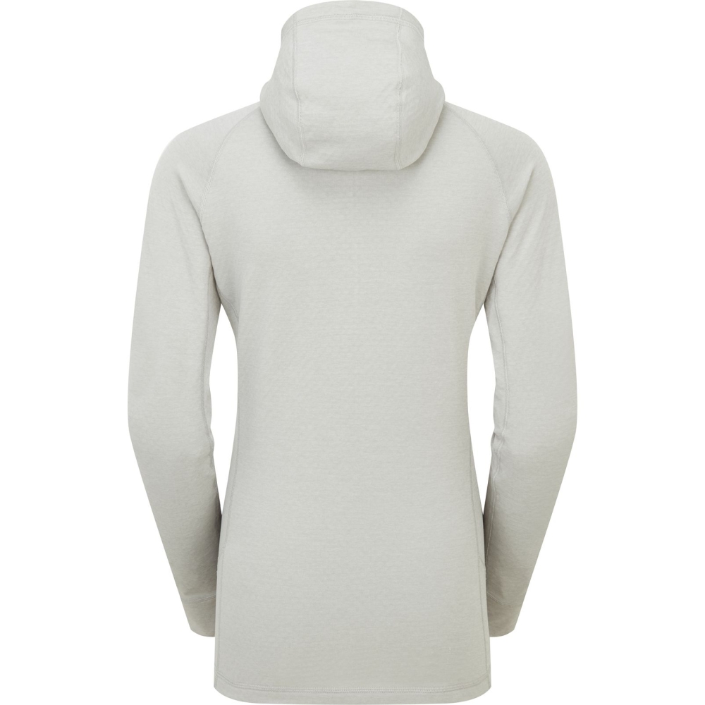 Rab Nexus Hoody Women's Light Zinc QFF-71-LZN fleeces en truien online bestellen bij Kathmandu Outdoor & Travel