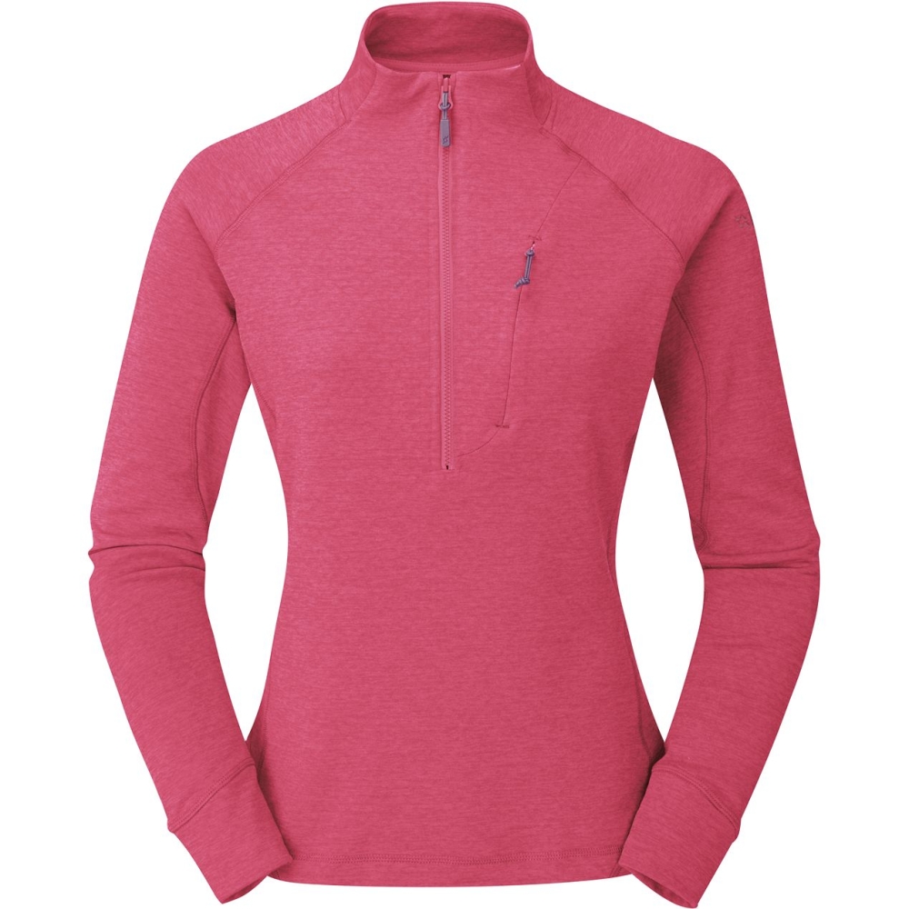 Rab Nexus Pull On Women's Watermelon QFF-75-WTM fleeces en truien online bestellen bij Kathmandu Outdoor & Travel