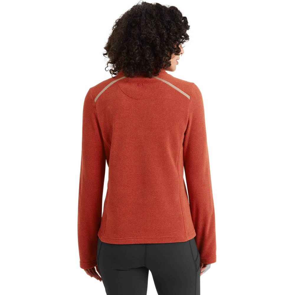 Sherpa Adventure Gear Rolpa Eco Pullover Zip Women's Rust SW26050-444 fleeces en truien online bestellen bij Kathmandu Outdoor & Travel
