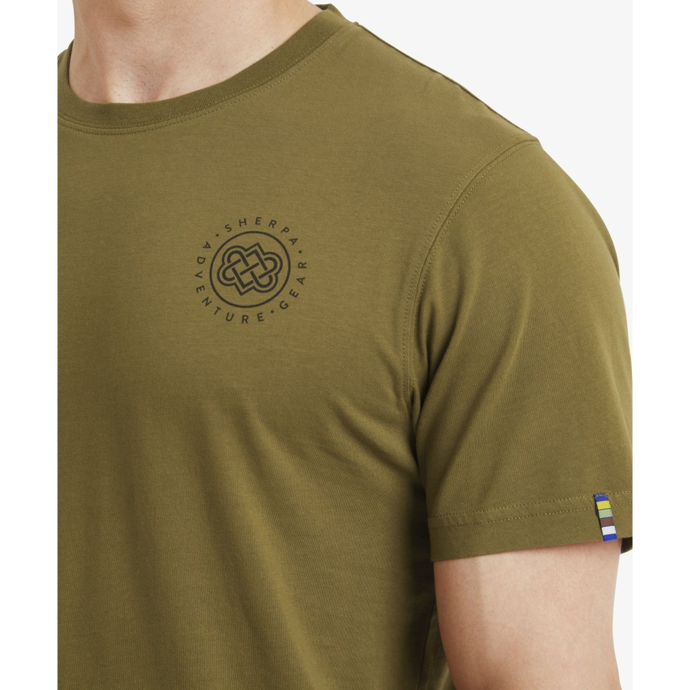 Sherpa Adventure Gear Summit Tee Moss SM10018-831 shirts en tops online bestellen bij Kathmandu Outdoor & Travel