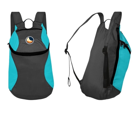 Ticket to the Moon  Mini Backpack Dark Gray / Mint