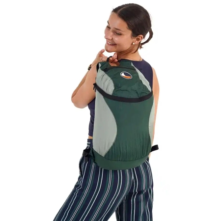 Ticket to the Moon  Mini Backpack Dark Green / Jade Green