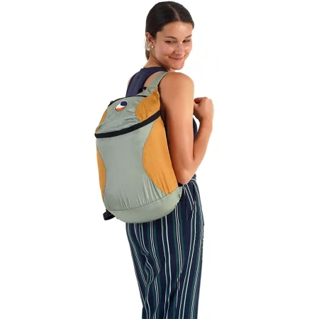 Ticket to the Moon  Mini Backpack Jade Green / Sand