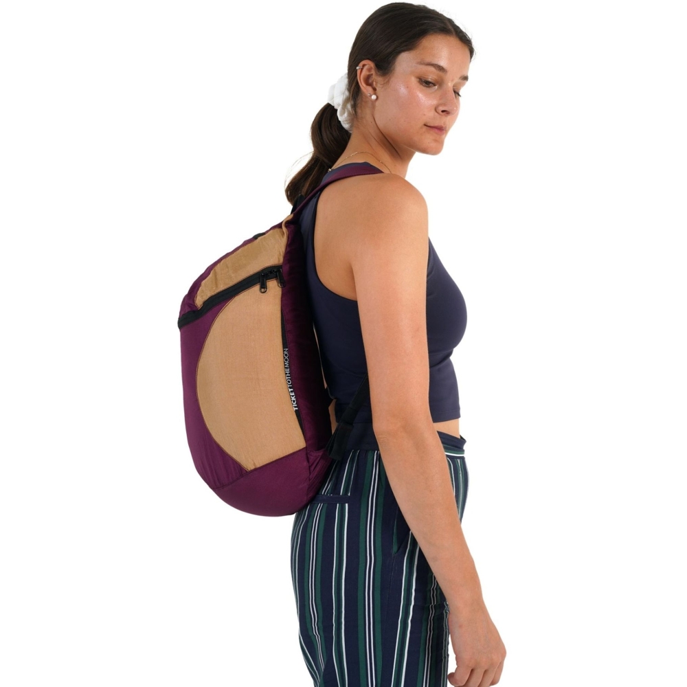 Ticket to the Moon Mini Backpack Plum / Hazelnut TMMBP7874 dagrugzakken online bestellen bij Kathmandu Outdoor & Travel