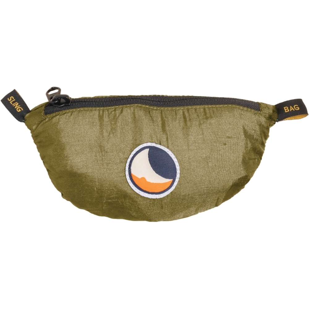 Ticket to the Moon Upcycled Sling Bag Olive Brown TMSLBPR43 tassen online bestellen bij Kathmandu Outdoor & Travel