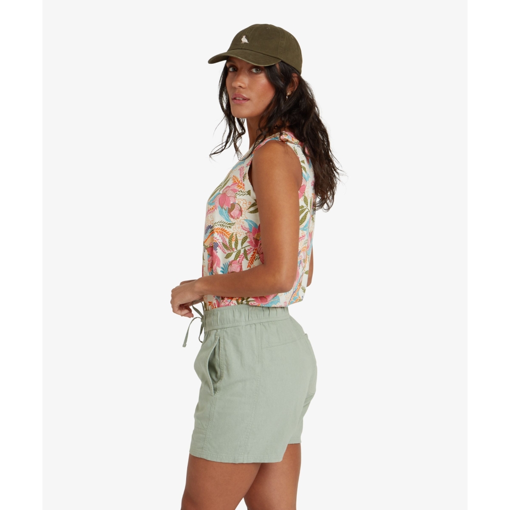 Sherpa Adventure Gear Neha V-Neck Tank Women's Rosie Peacock SW20013-458 shirts en tops online bestellen bij Kathmandu Outdoor & Travel