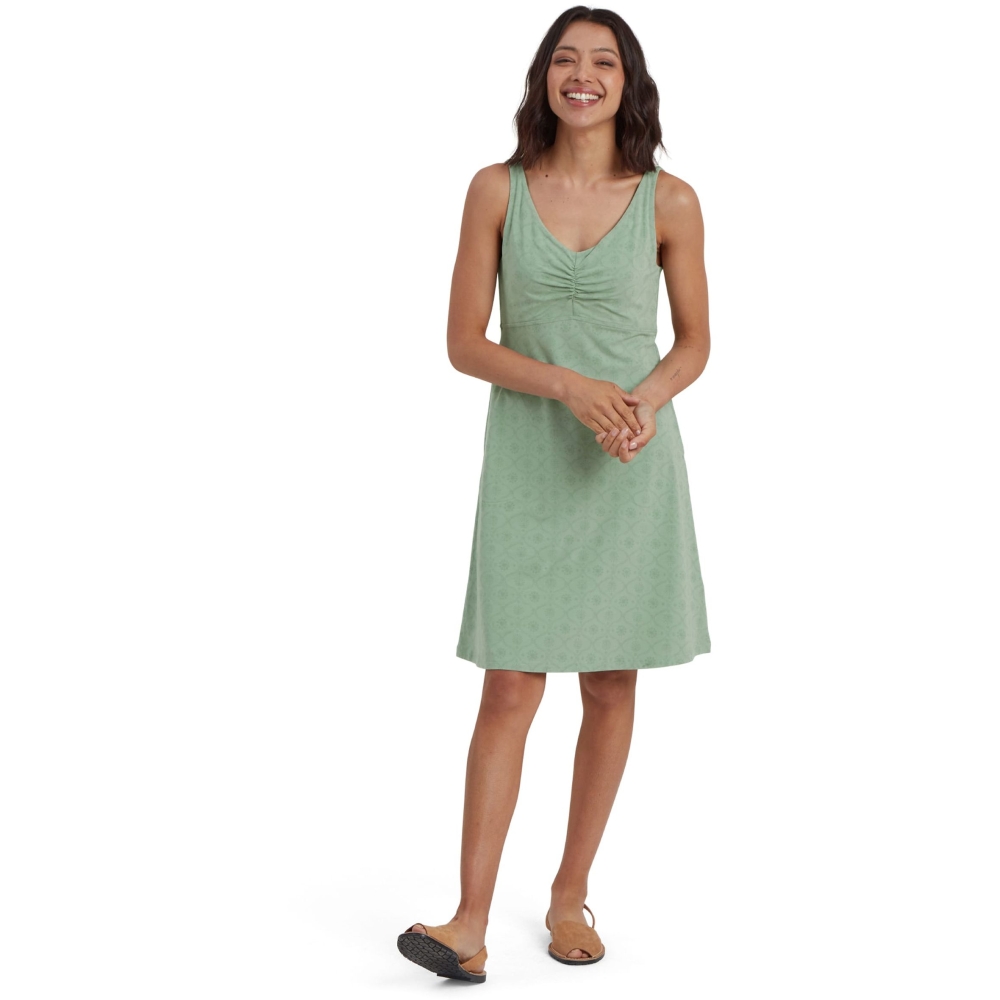 Sherpa Adventure Gear Neha Empire Dress Women's Celery Sublime SW24054-888 jurken en rokken online bestellen bij Kathmandu Outdoor & Travel