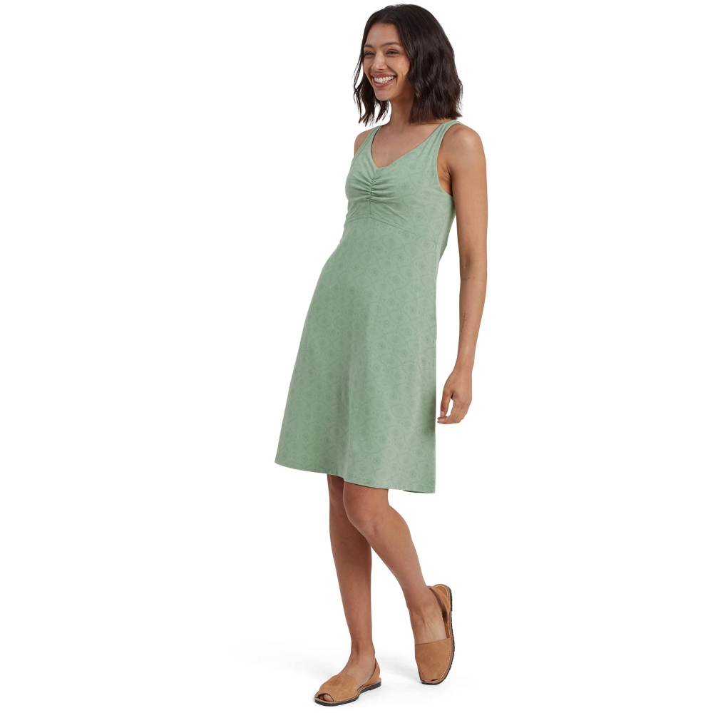 Sherpa Adventure Gear Neha Empire Dress Women's Celery Sublime SW24054-888 jurken en rokken online bestellen bij Kathmandu Outdoor & Travel