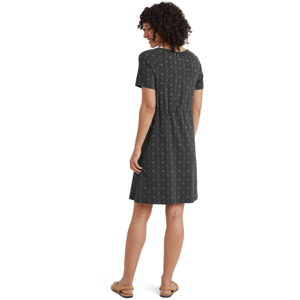 Sherpa Adventure Gear Neha Faux Wrap Dress Women's Black Sublime SW24071-136 jurken en rokken online bestellen bij Kathmandu Outdoor & Travel