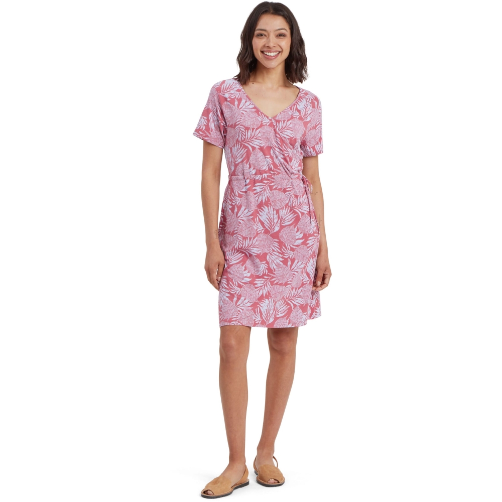 Sherpa Adventure Gear Neha Faux Wrap Dress Women's Rosie Bhodi Leaf SW24071-462 jurken en rokken online bestellen bij Kathmandu Outdoor & Travel