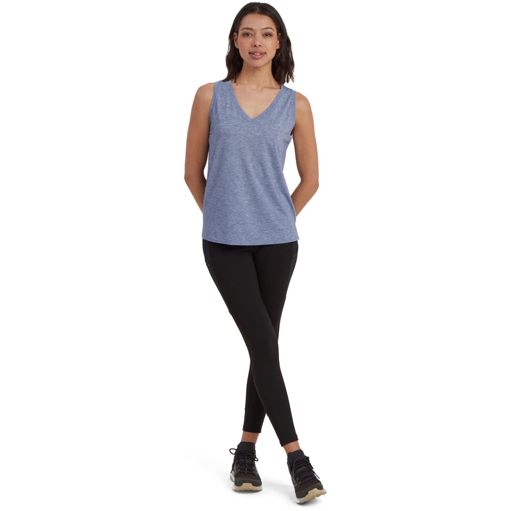 Sherpa Adventure Gear Asha V-Neck Tank Women's Seaport Blue SW20022-738 shirts en tops online bestellen bij Kathmandu Outdoor & Travel