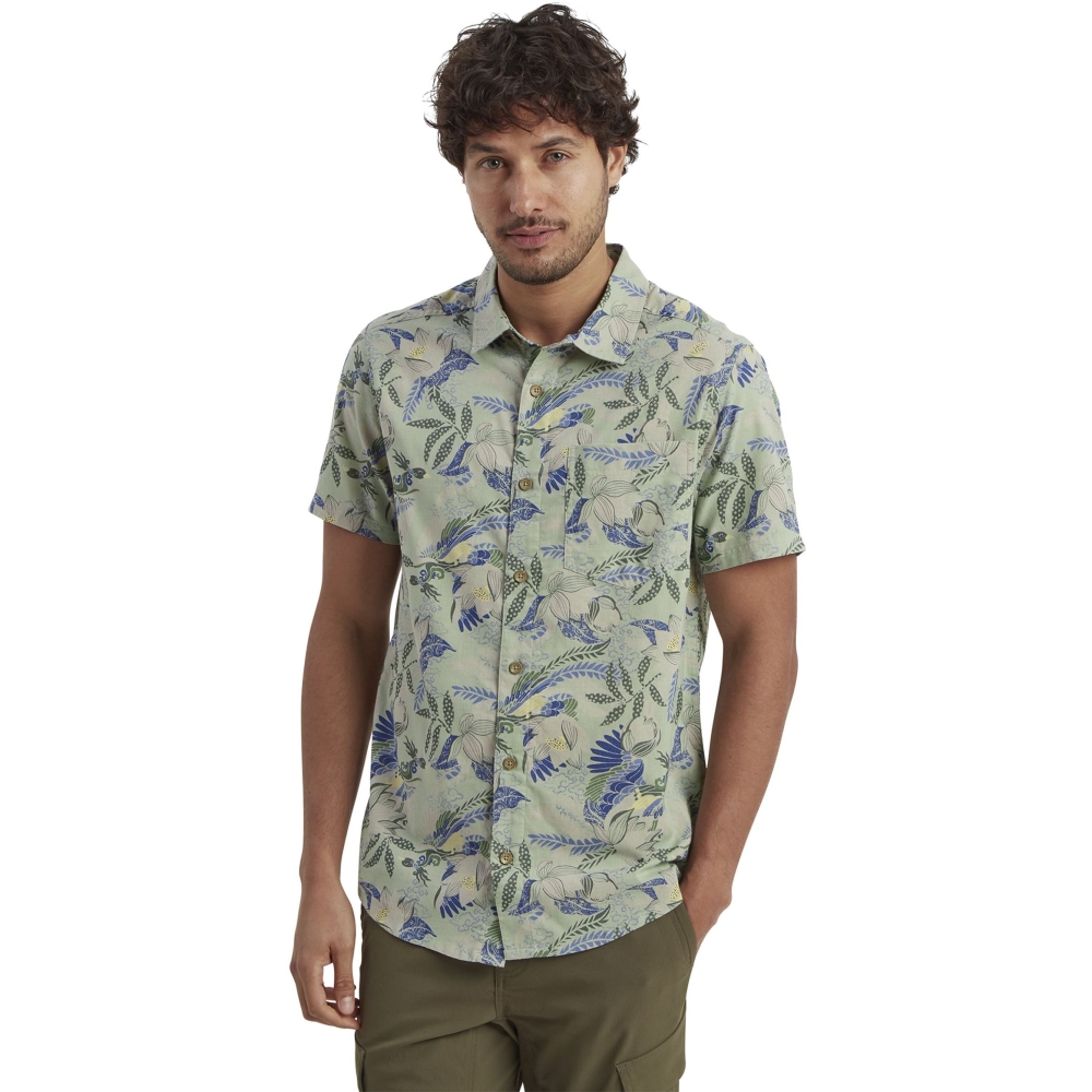 Sherpa Adventure Gear Phoenix SS Shirt Celery SM11049-830 shirts en tops online bestellen bij Kathmandu Outdoor & Travel
