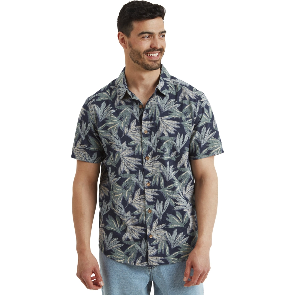 Sherpa Adventure Gear Havai SS Shirt Rathee Blue SM11048-392 shirts en tops online bestellen bij Kathmandu Outdoor & Travel