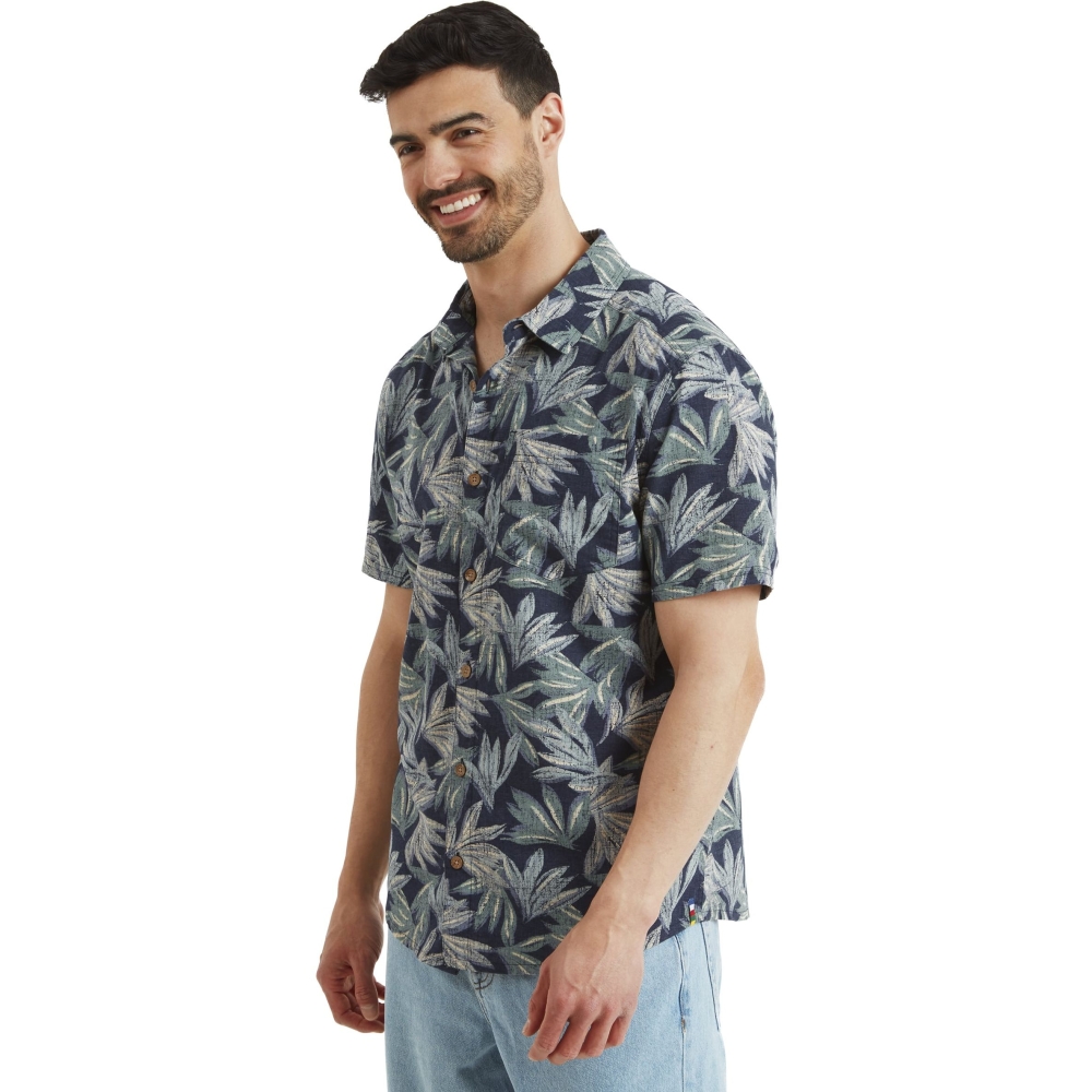 Sherpa Adventure Gear Havai SS Shirt Rathee Blue SM11048-392 shirts en tops online bestellen bij Kathmandu Outdoor & Travel