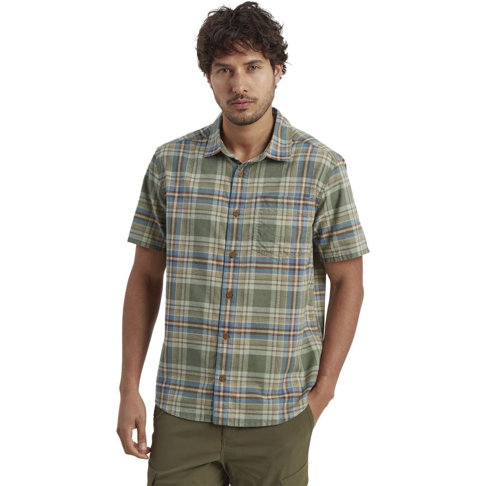 Sherpa Adventure Gear Rudra SS Shirt Dark Thyme SM11061-810 shirts en tops online bestellen bij Kathmandu Outdoor & Travel