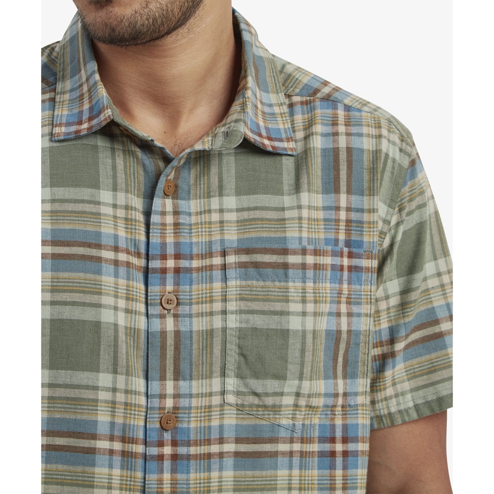 Sherpa Adventure Gear Rudra SS Shirt Dark Thyme SM11061-810 shirts en tops online bestellen bij Kathmandu Outdoor & Travel