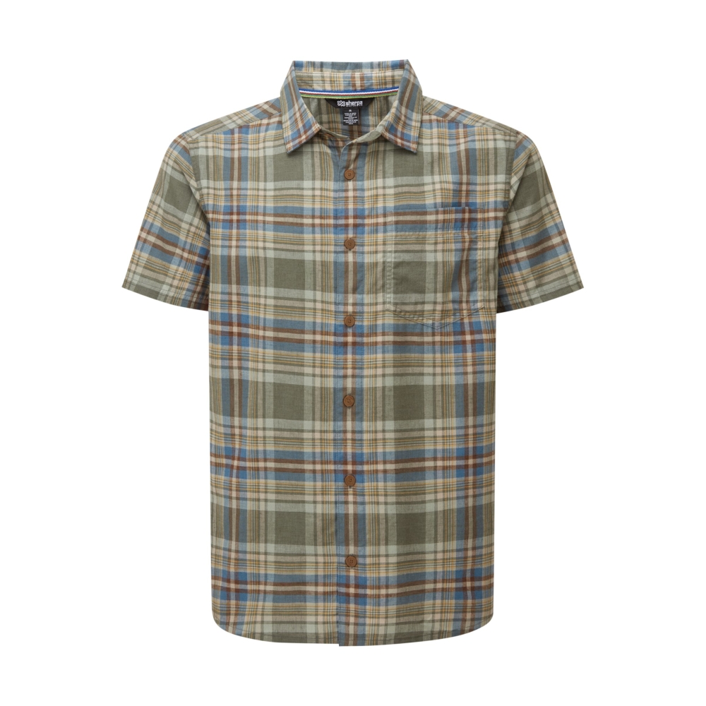 Sherpa Adventure Gear Rudra SS Shirt Dark Thyme SM11061-810 shirts en tops online bestellen bij Kathmandu Outdoor & Travel