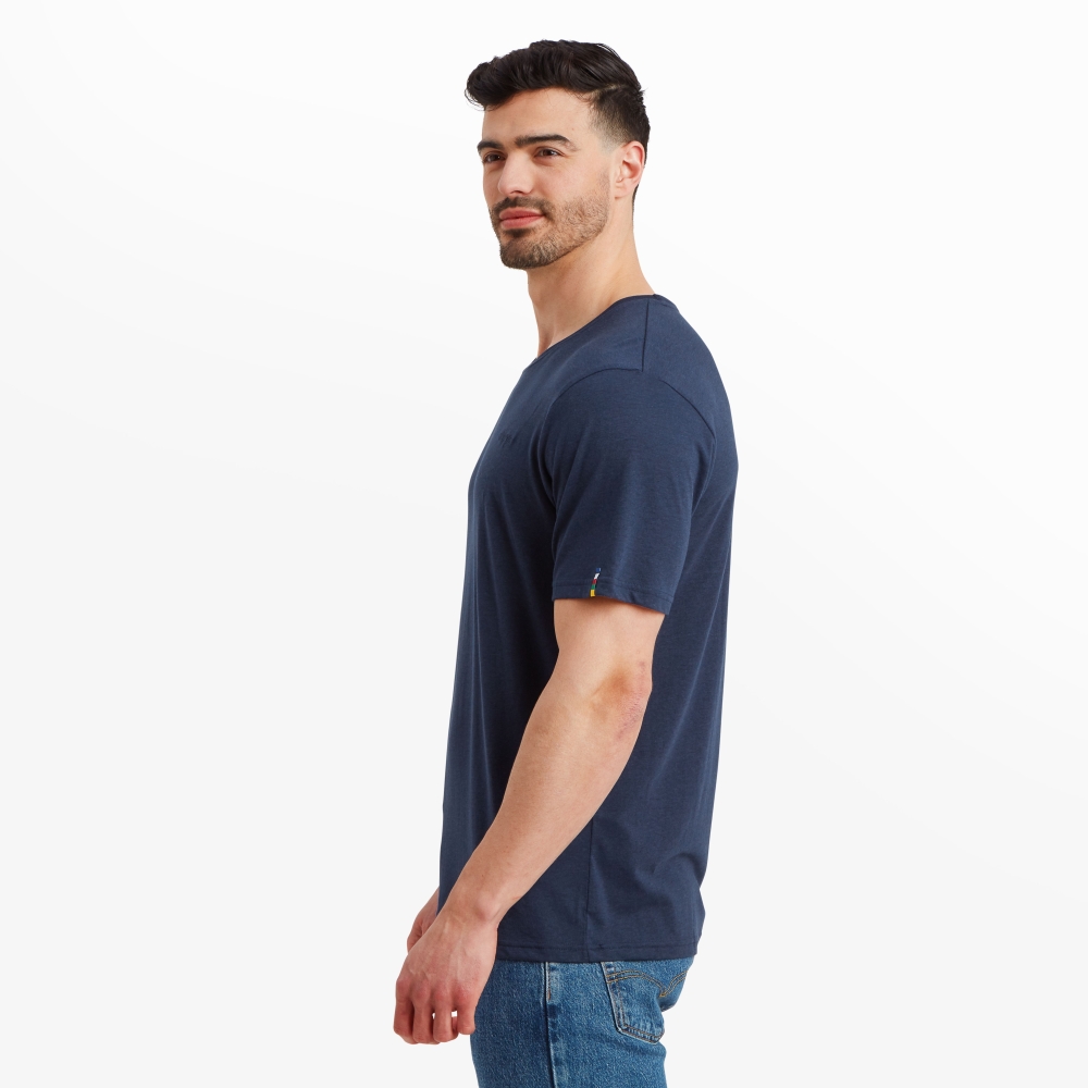 Sherpa Adventure Gear Bali Tee Rathee Blue SM10047-392 shirts en tops online bestellen bij Kathmandu Outdoor & Travel