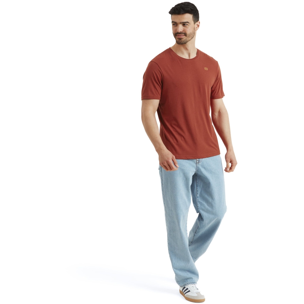 Sherpa Adventure Gear Bali Terrain Tee Rust SM11069-444 shirts en tops online bestellen bij Kathmandu Outdoor & Travel