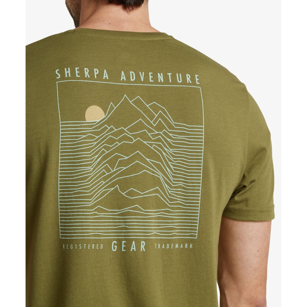 Sherpa Adventure Gear Bali Terrain Tee Moss SM11069-831 shirts en tops online bestellen bij Kathmandu Outdoor & Travel