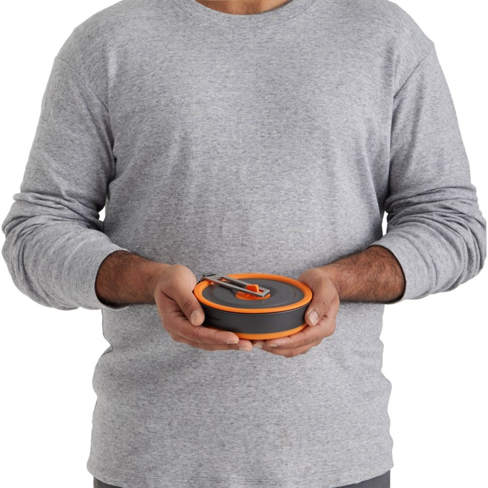 Sea to Summit Frontier UL Collapsible Pot - 1L Puffin's Bill Orange ACK025021-380603 koken online bestellen bij Kathmandu Outdoor & Travel