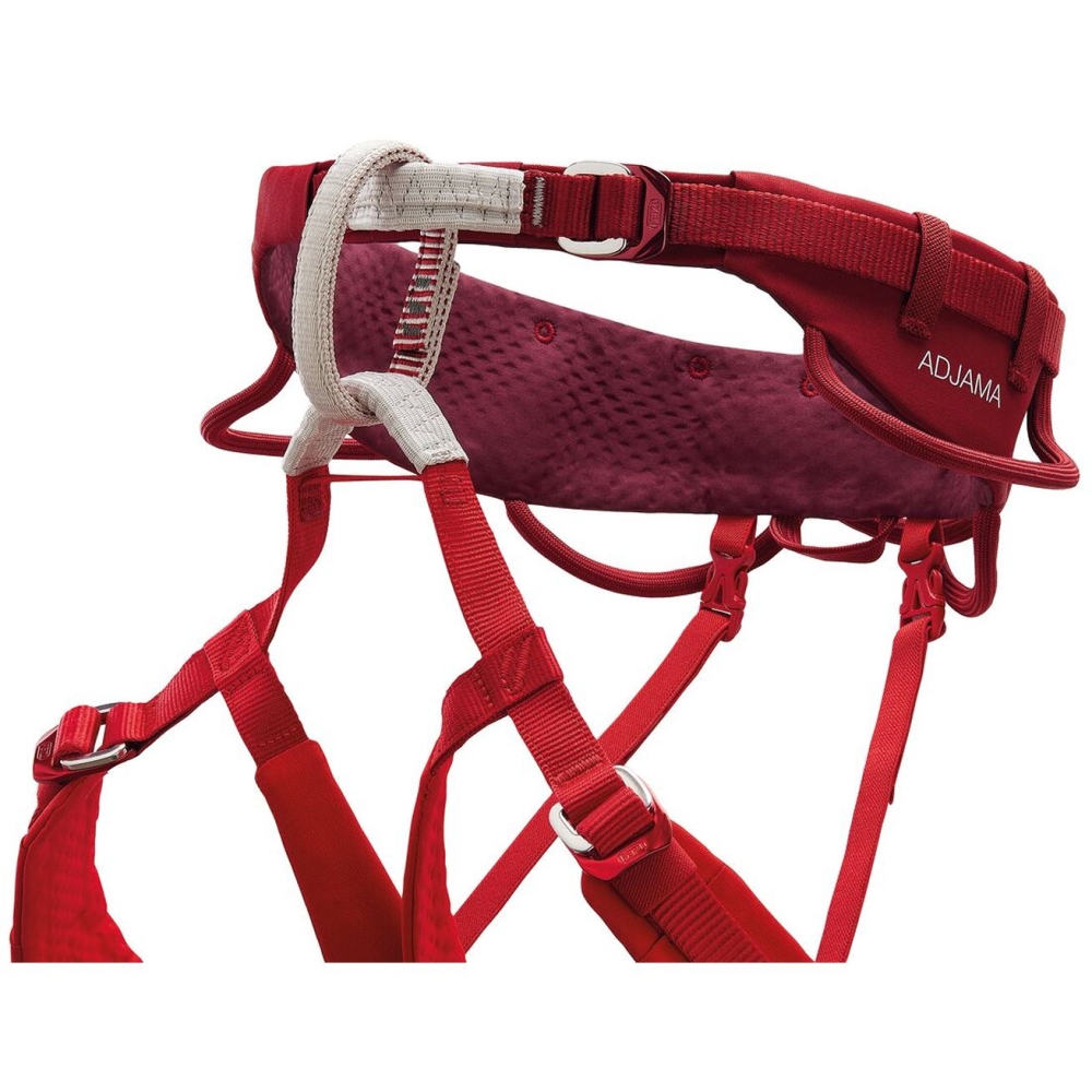 Petzl Adjama Dark Red C022CA01 klimgordels online bestellen bij Kathmandu Outdoor & Travel