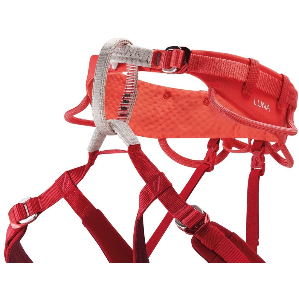 Petzl Luna Coral Red C035CA01 klimgordels online bestellen bij Kathmandu Outdoor & Travel
