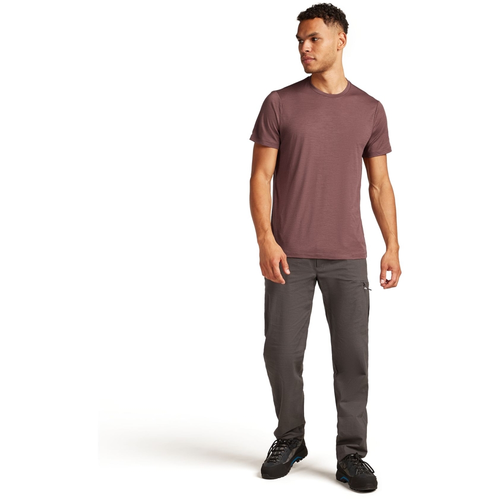 Icebreaker Mer 150 Tech Lite III SS Tee Carob IB0A56WL-0B11 shirts en tops online bestellen bij Kathmandu Outdoor & Travel