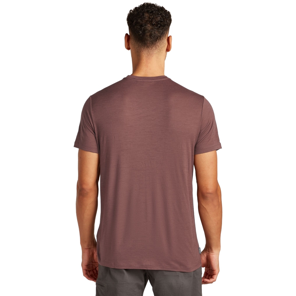 Icebreaker Mer 150 Tech Lite III SS Tee Carob IB0A56WL-0B11 shirts en tops online bestellen bij Kathmandu Outdoor & Travel