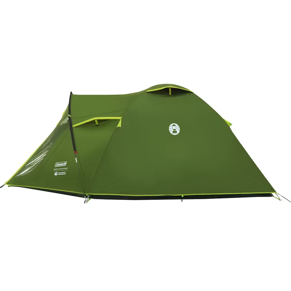 Coleman Darwin 3+ BlackOut Groen 2209416 tenten online bestellen bij Kathmandu Outdoor & Travel