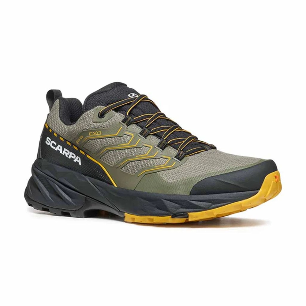 Scarpa Rush 2 GTX Moss/Sulphur 63131G-M-1033 wandelschoenen heren online bestellen bij Kathmandu Outdoor & Travel