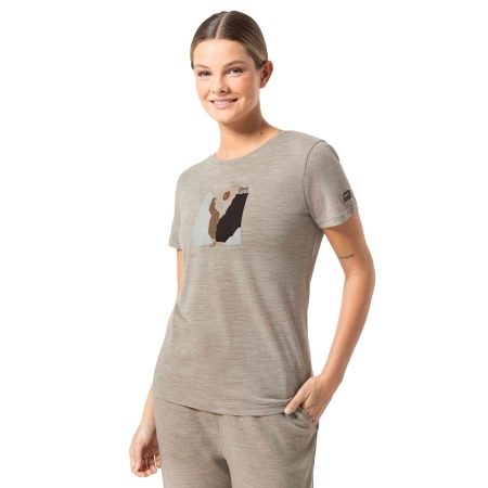 Super Natural  Rio Grande Tee Women's Vintage Khaki Melange/Various