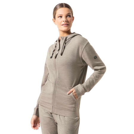 Super Natural  Solution Hoodie Women's Vintage Khaki Melange