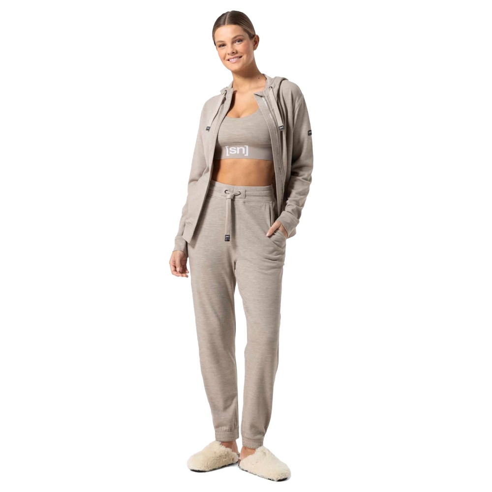 Super Natural Solution Sweatpant Women's Vintage Khaki Melange SNW020270-289 broeken online bestellen bij Kathmandu Outdoor & Travel