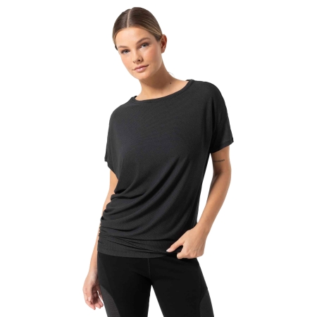 Super Natural  Loose Air Tee Women's Jet Black
