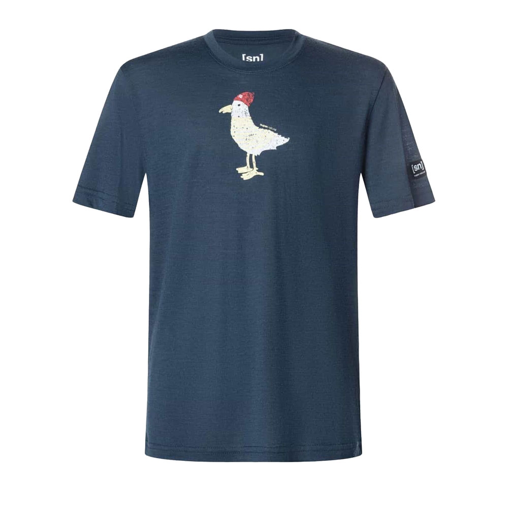 Super Natural Johnny Tee Blueberry/Various SNMP01213-W55 shirts en tops online bestellen bij Kathmandu Outdoor & Travel