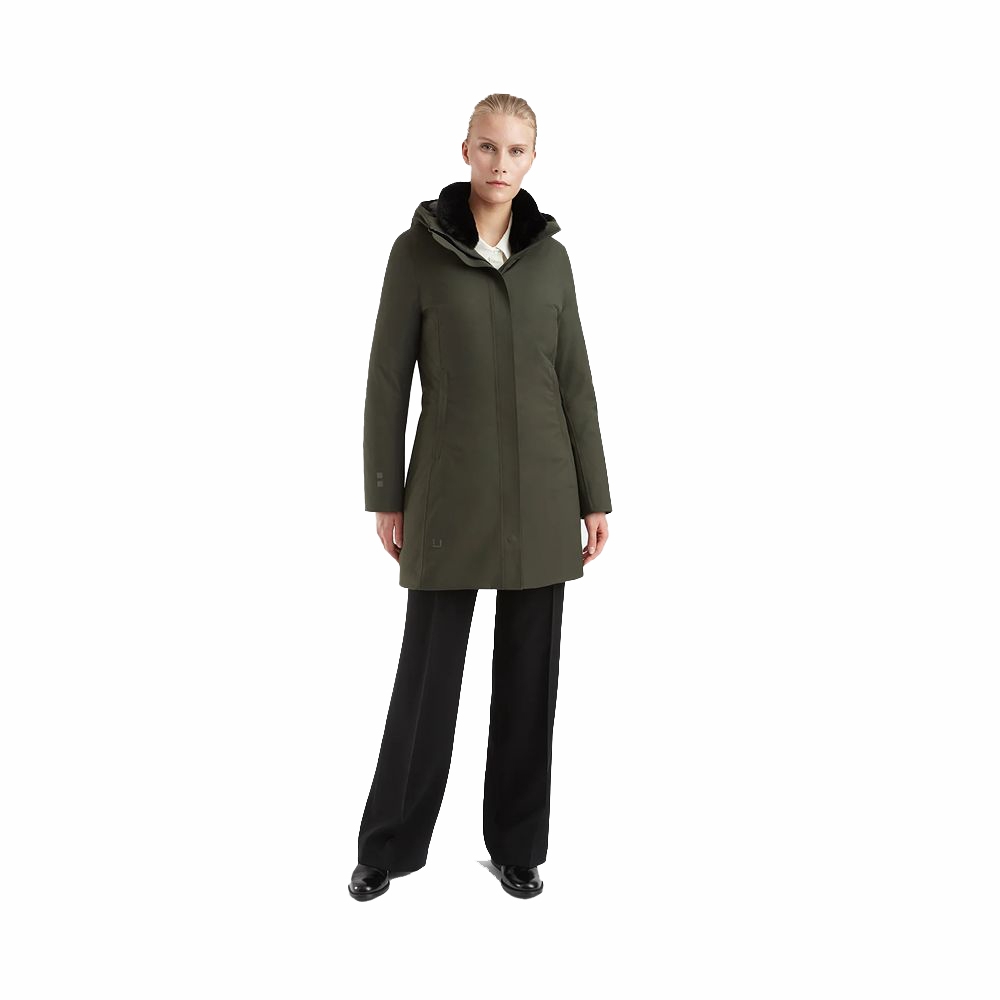 Ubr White heat Parka Women's Olive 6044-Olive jassen online bestellen bij Kathmandu Outdoor & Travel
