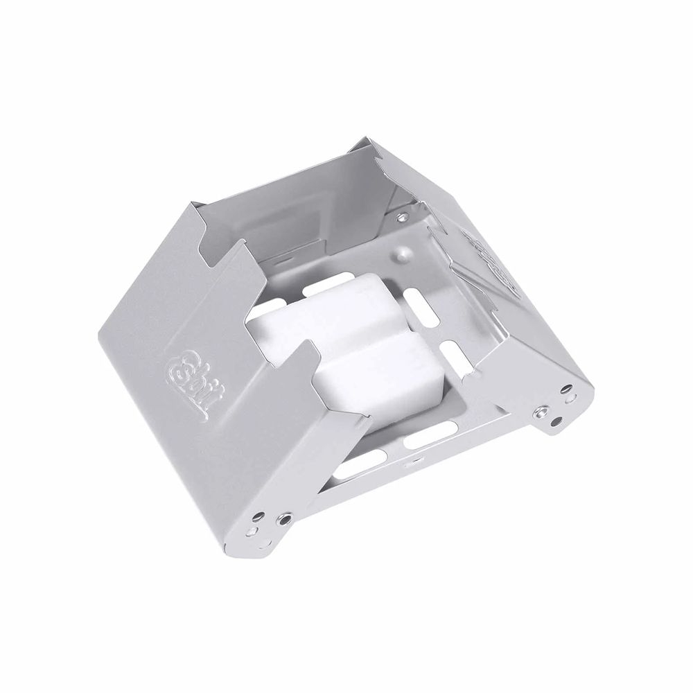 Esbit Pocket Stove M incl. 2x27g Solid Fuel Zilver 1ESB-002 227 00 branders online bestellen bij Kathmandu Outdoor & Travel