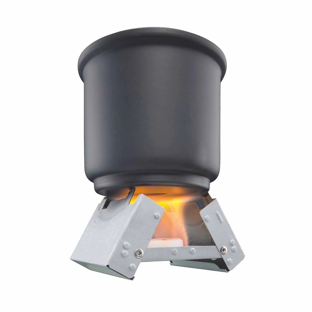 Esbit Pocket Stove S incl. 6x14g Solid Fuel Zilver 1ESB-002 091 00 branders online bestellen bij Kathmandu Outdoor & Travel